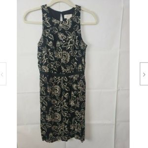 Ann Taylor Loft Fit & Flare Floral Sun Dress